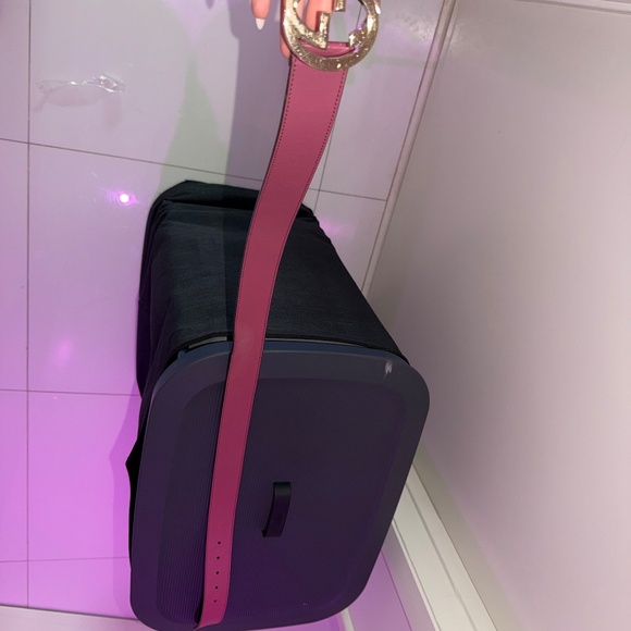 Pink Gucci GG Belt - Picture 7 of 9